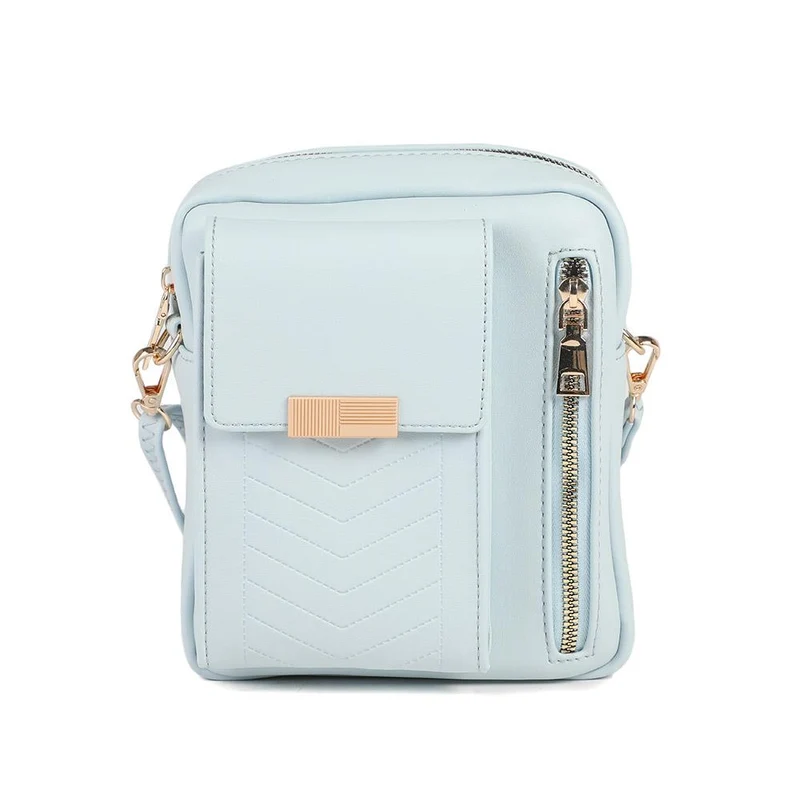 Dual-Zip Mini Handbag - PRETT42010 / 328 276 - Light Blue