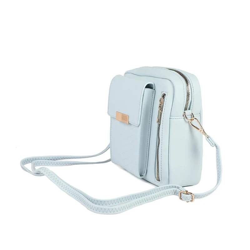 Dual-Zip Mini Handbag - PRETT42010 / 328 276 - Light Blue