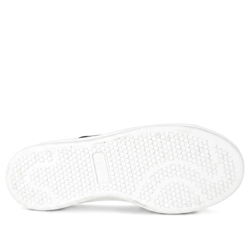 Casual Lace-Up Trainers - VSHI41000 / 326 853 - White-Silver