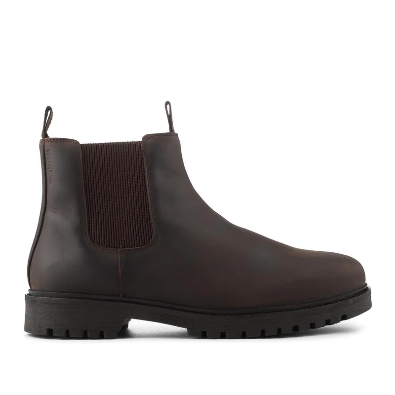Hamburg Leather Waterproof Chelsea Boots - HAMBURG / 327 847 - Brown