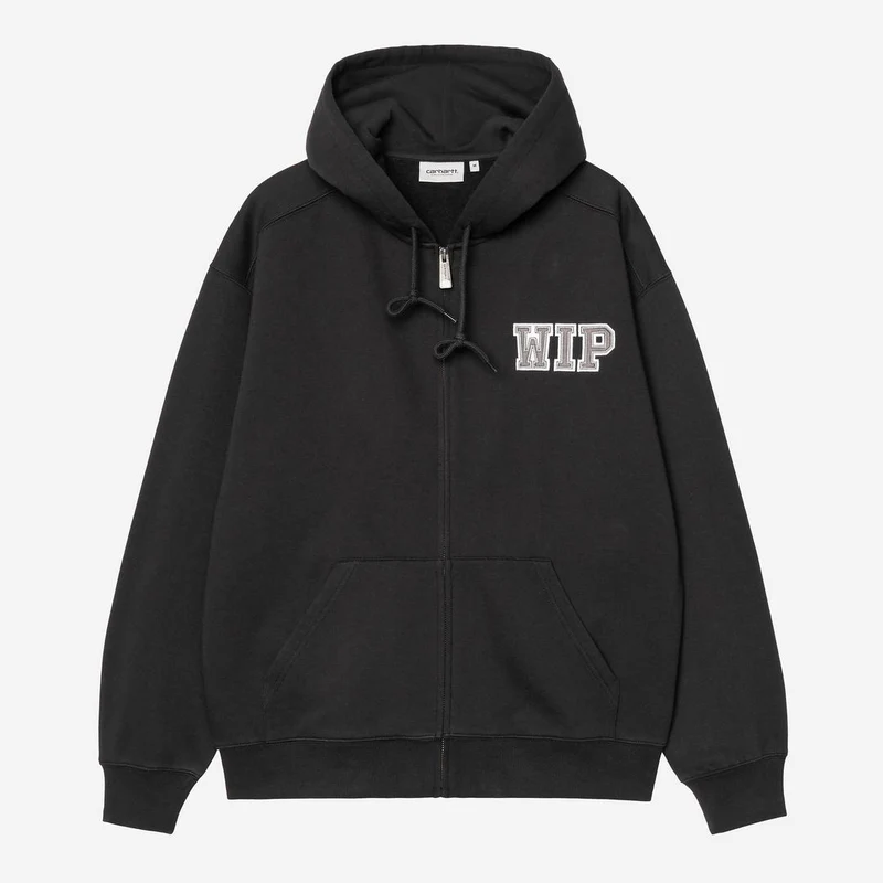 Carhartt WIP Herren Mini WIP Zip Front Hoodie | Schwarz