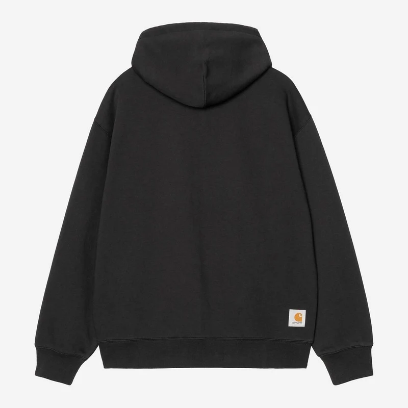 Carhartt WIP Herren Mini WIP Zip Front Hoodie | Schwarz