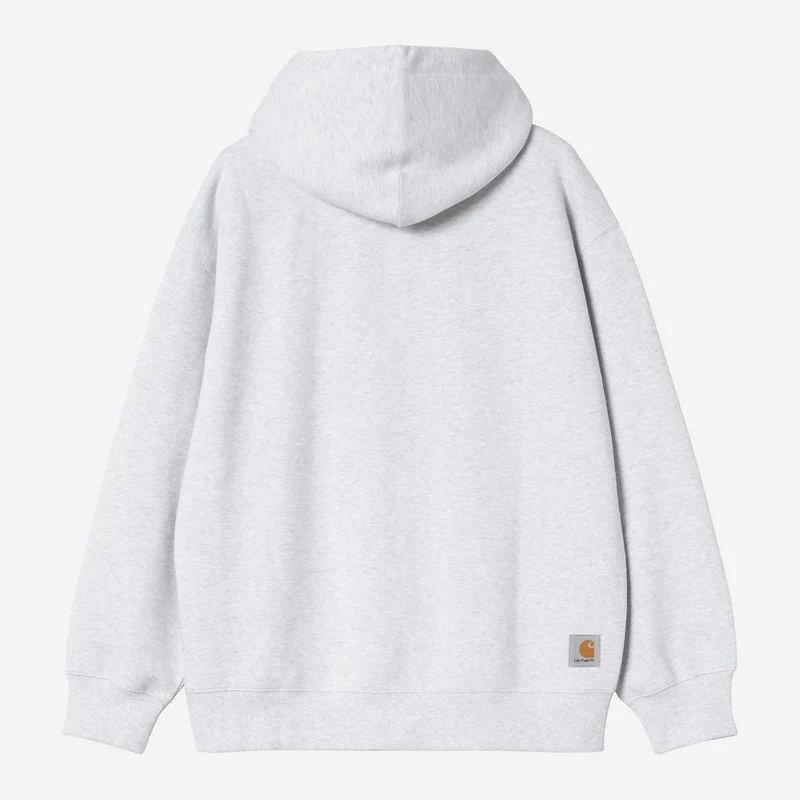 Carhartt WIP Herren Mini WIP Zip Front Hoodie | Ash Heather
