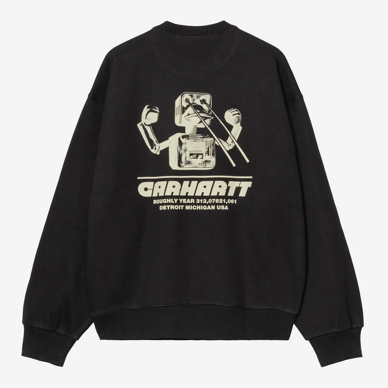 Carhartt WIP Herren Wiptopia Sweatshirt | Schwarz