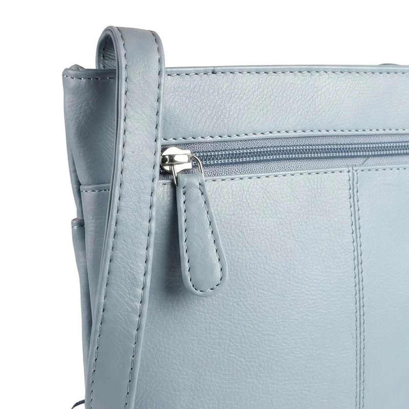 Essential Leather Crossbody Bag - LLOYD44036 / 330 478 - Light Blue