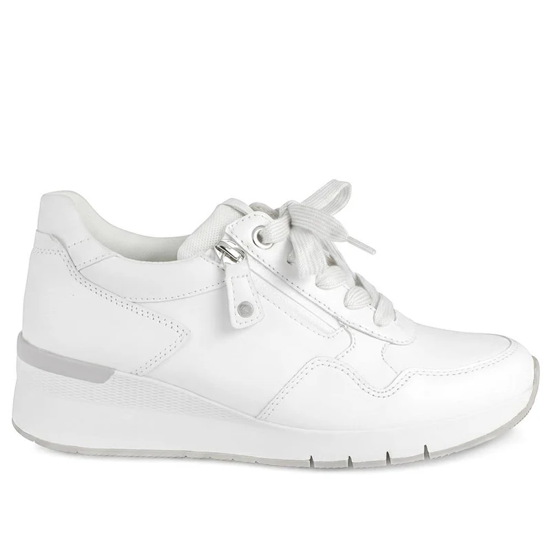 Gabor Zip & Lace Fasten Trainers - GABC43523 / 330 462 - White