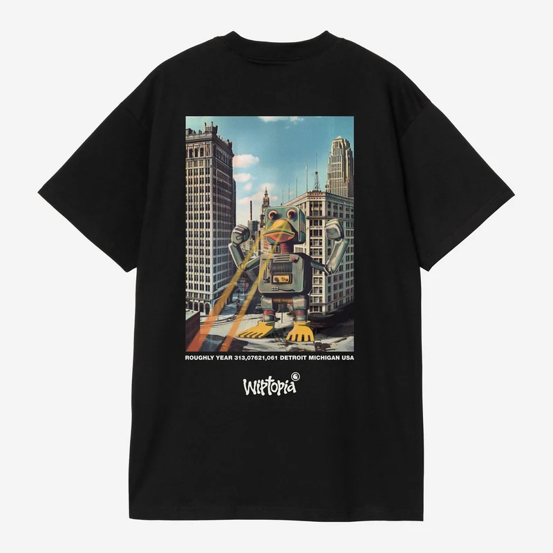 Carhartt WIP Herren Wiptopia T-Shirt | Schwarz