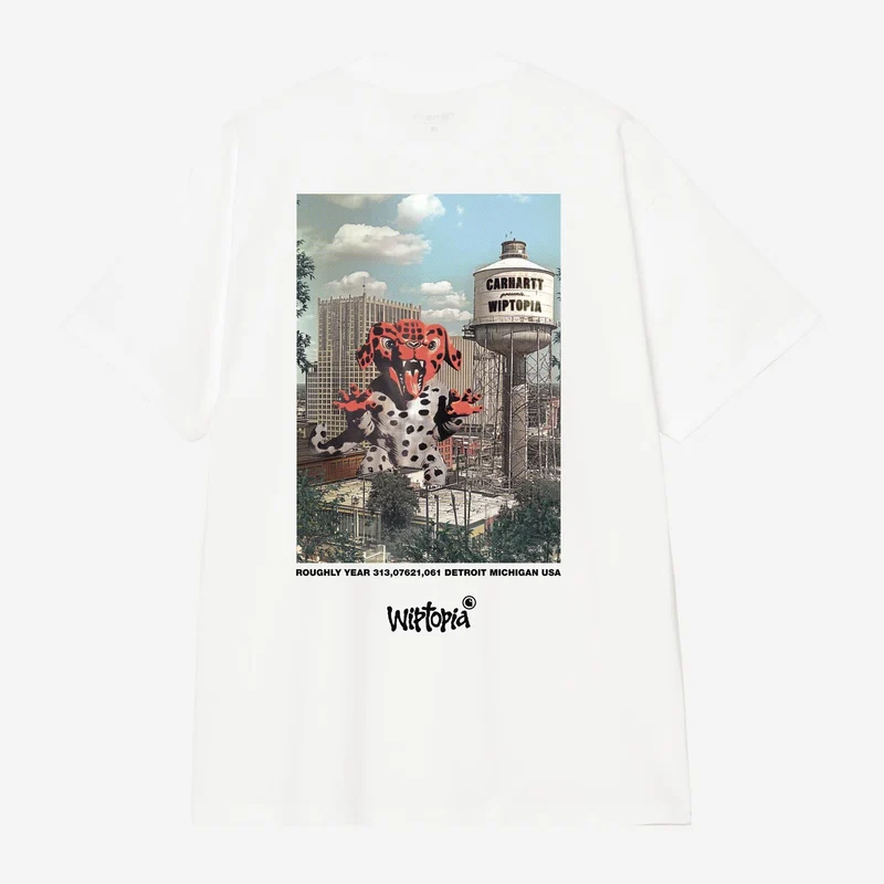 Carhartt WIP Herren Wiptopia T-Shirt | Weiß