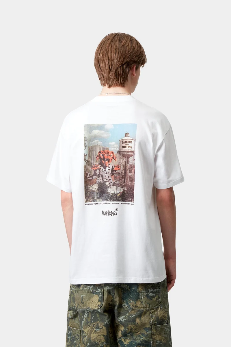 Carhartt WIP Herren Wiptopia T-Shirt | Weiß