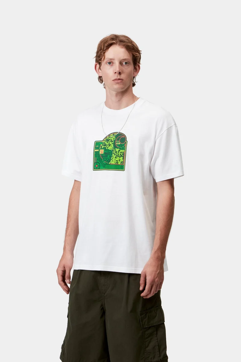 Carhartt WIP Herren Chip T-Shirt | Weiß