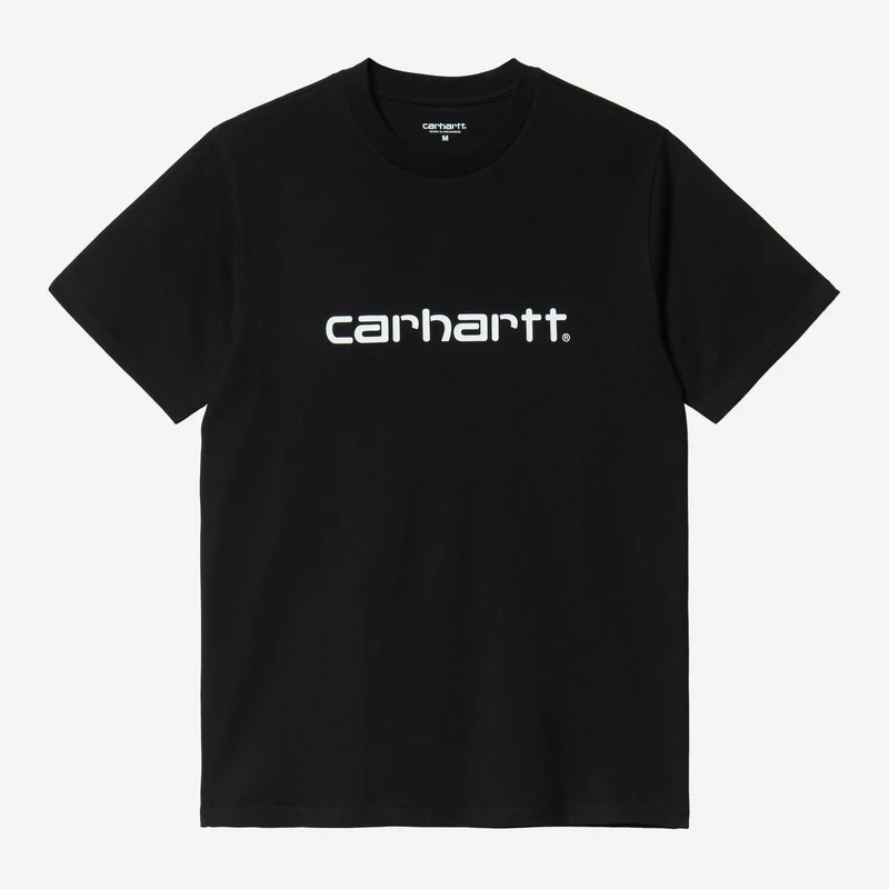 Carhartt WIP Herren Script T-Shirt | Schwarz / Weiß
