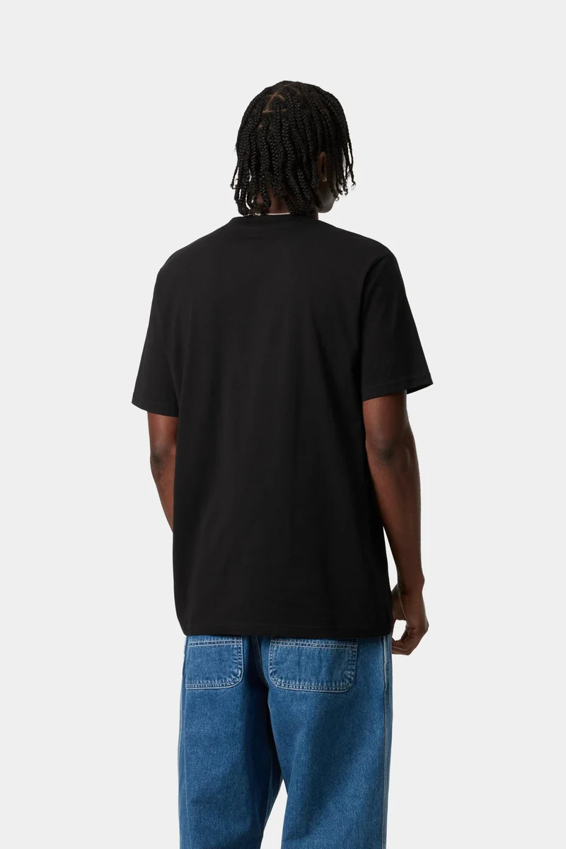 Carhartt WIP Herren Script T-Shirt | Schwarz / Weiß