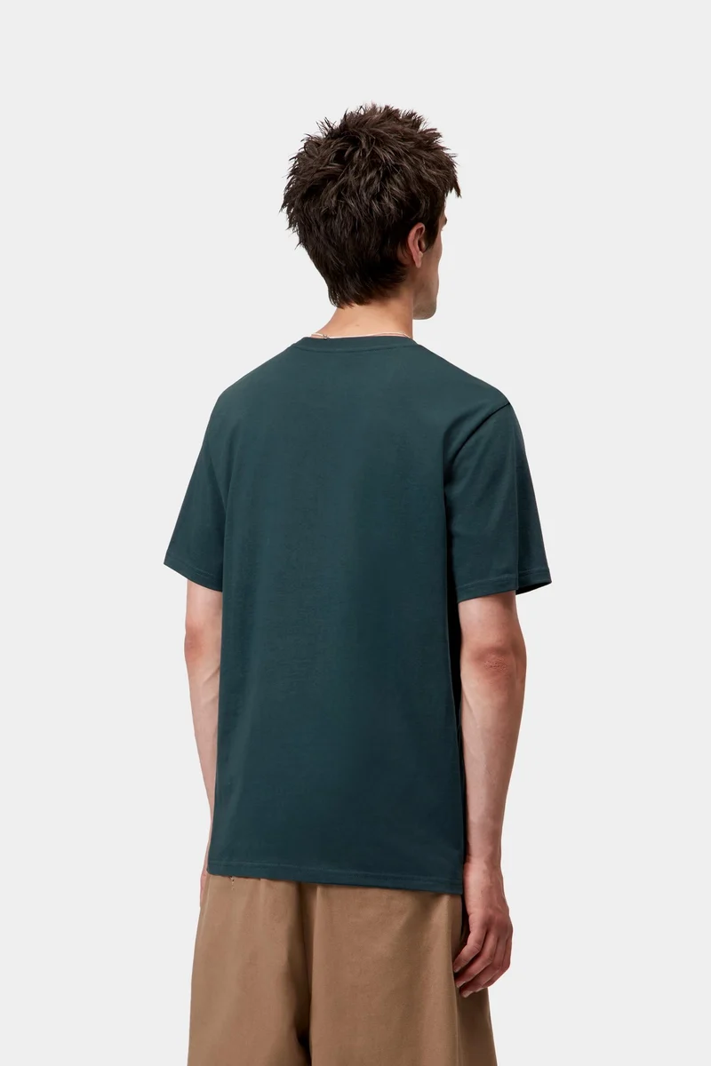 Carhartt WIP Herren T-Shirt mit Tasche | Deep Lagoon