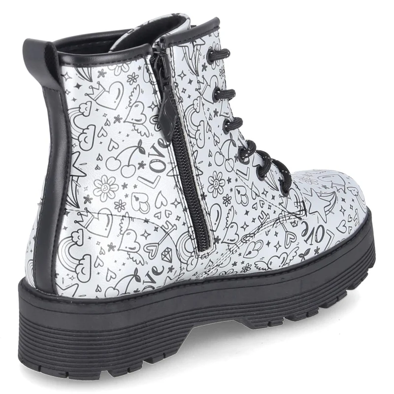 Boots GRAVLEN HI DOODLE DOWN Silber