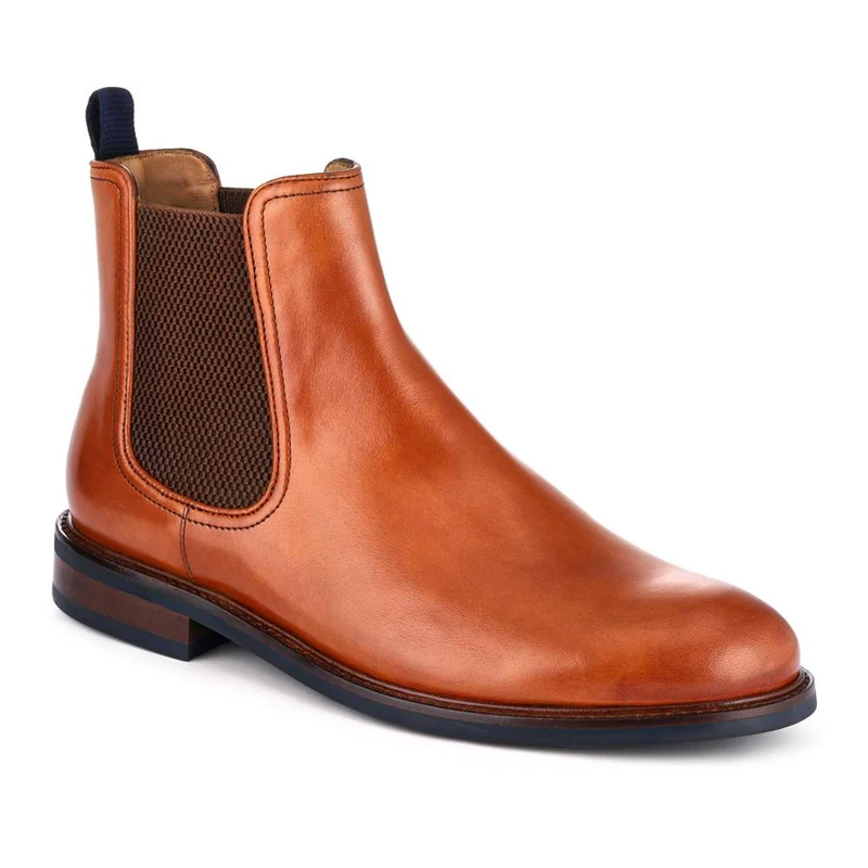 Eastbourne Leather Chelsea Boots - EASTBOURNE / 322 611 - Tan