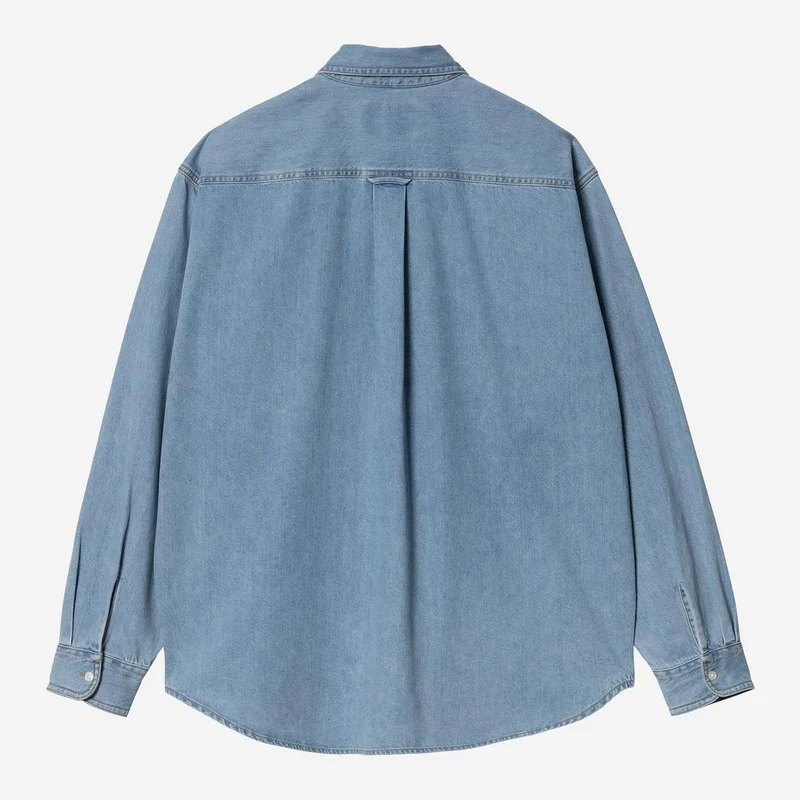 Carhartt WIP Herren Lucas Hemd | Blau gebleicht