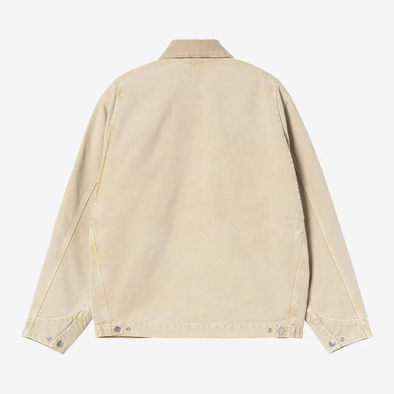 Carhartt WIP Detroit Jacke für Herren | Dusty Hamilton Brown Chalk Wash