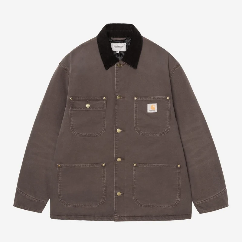 Carhartt WIP Herren OG Chore Coat Jacke | Tabak / Schwarzer Stein Canvas