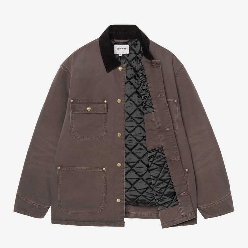 Carhartt WIP Herren OG Chore Coat Jacke | Tabak / Schwarzer Stein Canvas