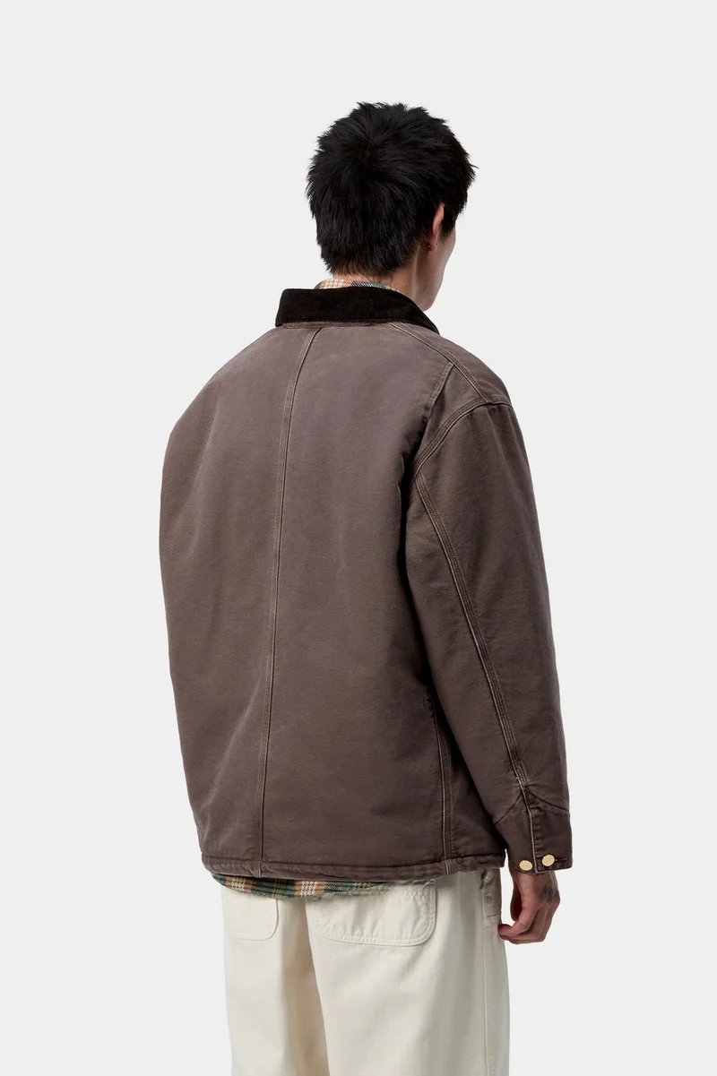 Carhartt WIP Herren OG Chore Coat Jacke | Tabak / Schwarzer Stein Canvas