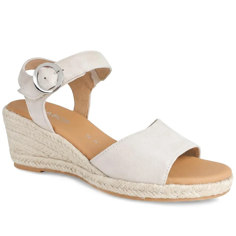 Gabor Wedge Heel Buckle Fasten Espadrilles - GABC43511 / 330 409