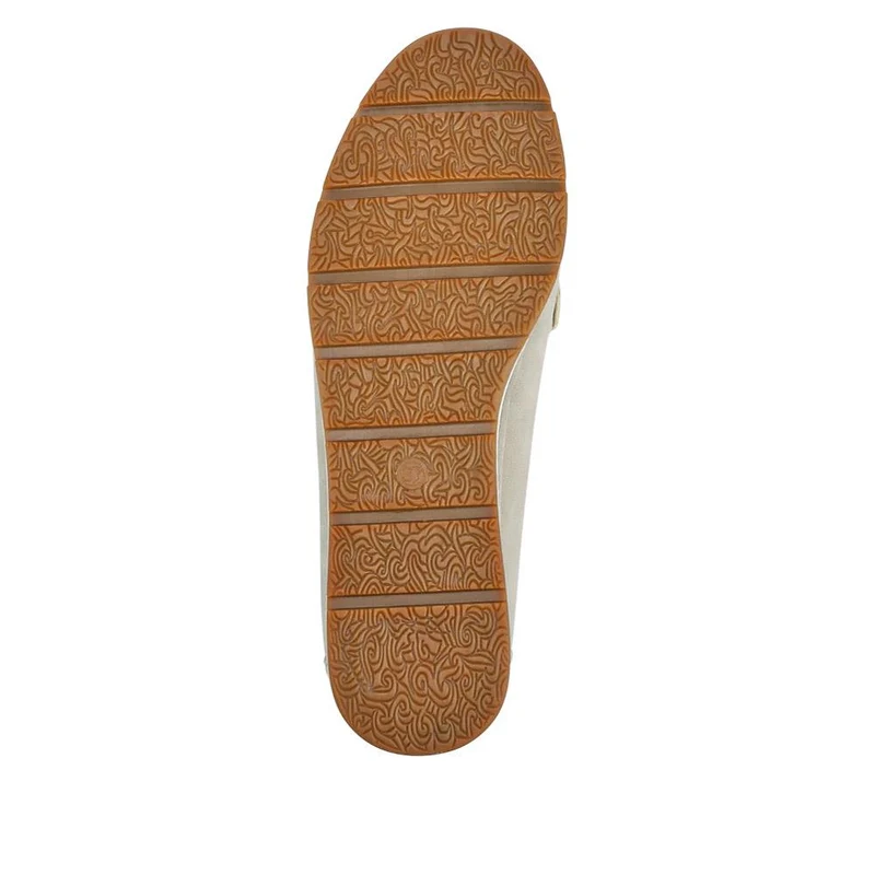 Breathable Buckle Detailed Moccasins - BAIZH41039 / 327 317 - Grey