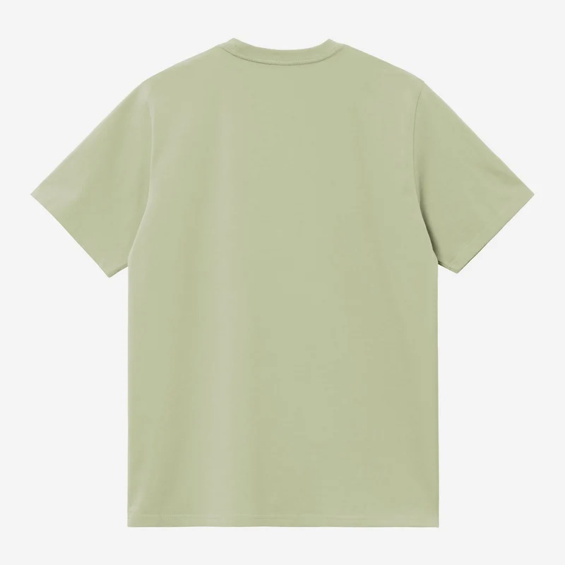 Carhartt WIP Herren T-Shirt mit Tasche | Blasses Olivgrün