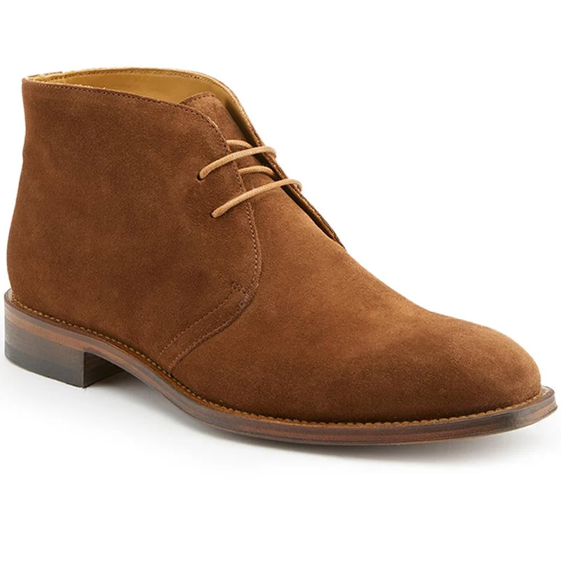 Campbell Blake Stitched Suede Desert Boots - CAMPBELL / 321 132
