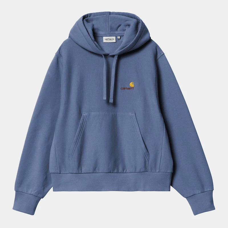 Carhartt WIP Frauen American Script Sweatshirt | Blaue Iris