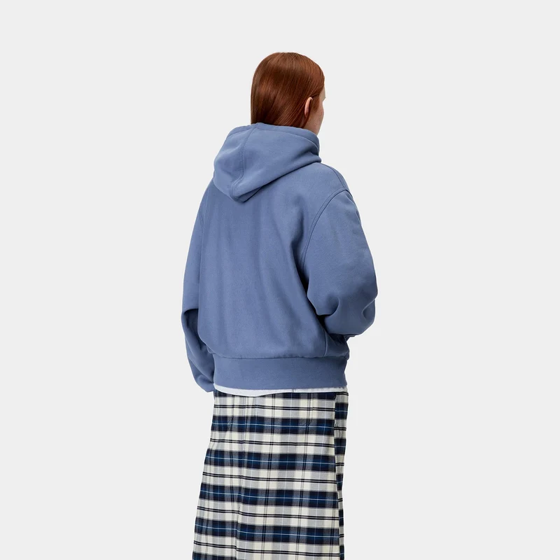 Carhartt WIP Frauen American Script Sweatshirt | Blaue Iris