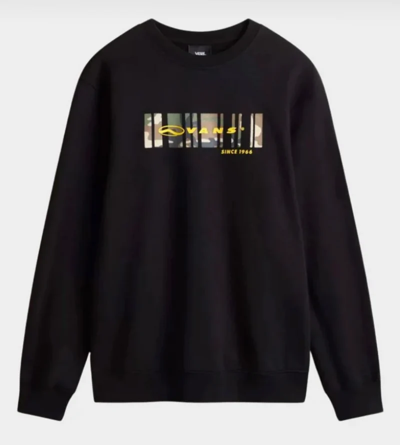 VANS Herren Scanner Rundhals-Sweatshirt | Schwarz