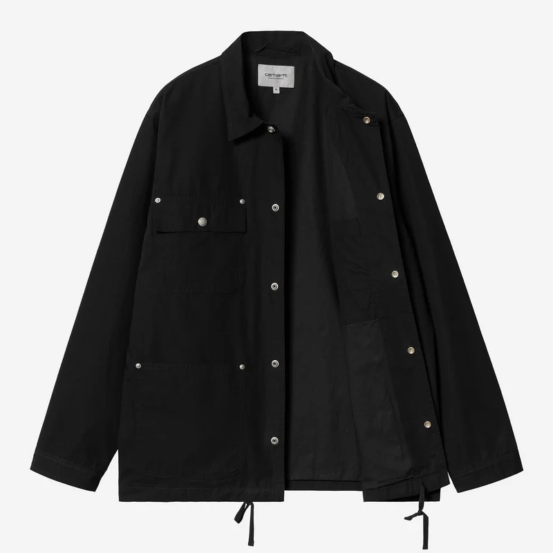 Carhartt WIP Herren Notus Coach Jacke | Schwarz