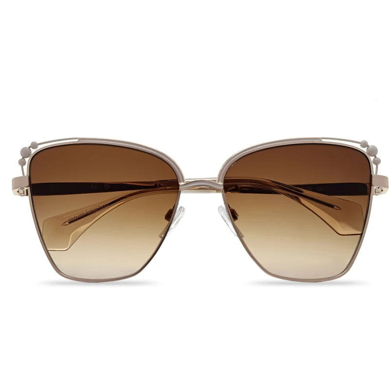 Vivienne Westwood Ada Sonnenbrille | Glänzendes Hellgold