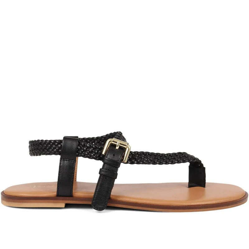 Gabrielah Toe-Post Sandals - GABRIELAH / 325 306 - Black