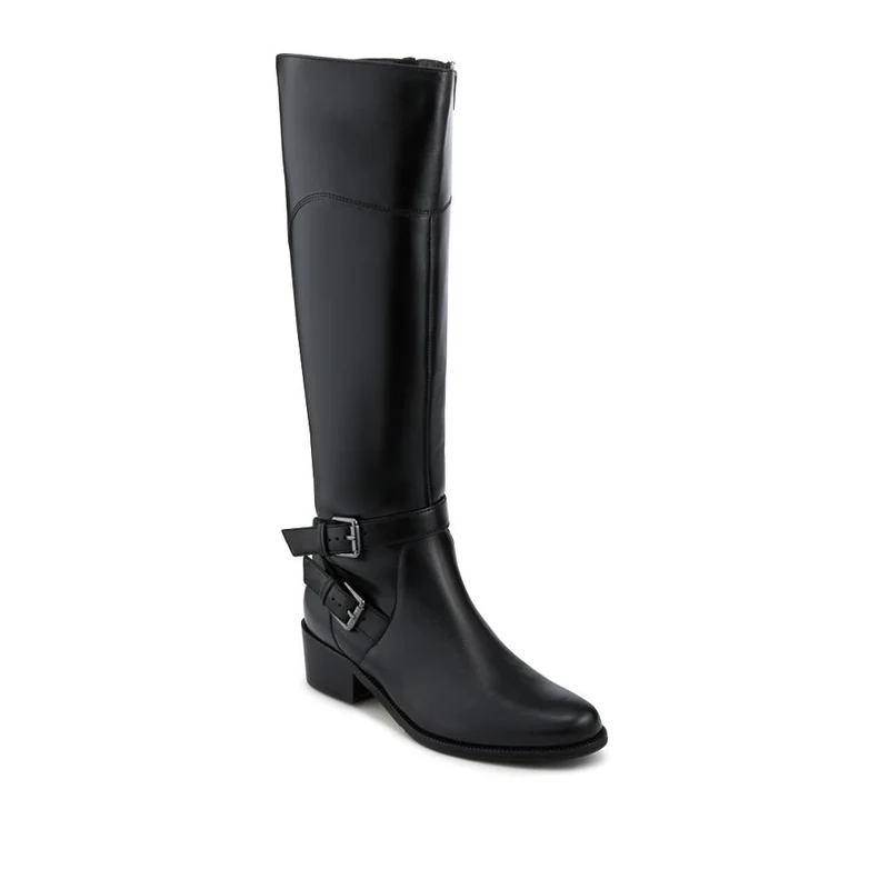 Phoebe Medium Calf-Fit Leather Long Boots - PHOEBE1M / 327 750