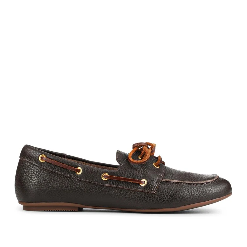 Perissa Leather Loafers - PERISSA / 328 377 - Brown Leather