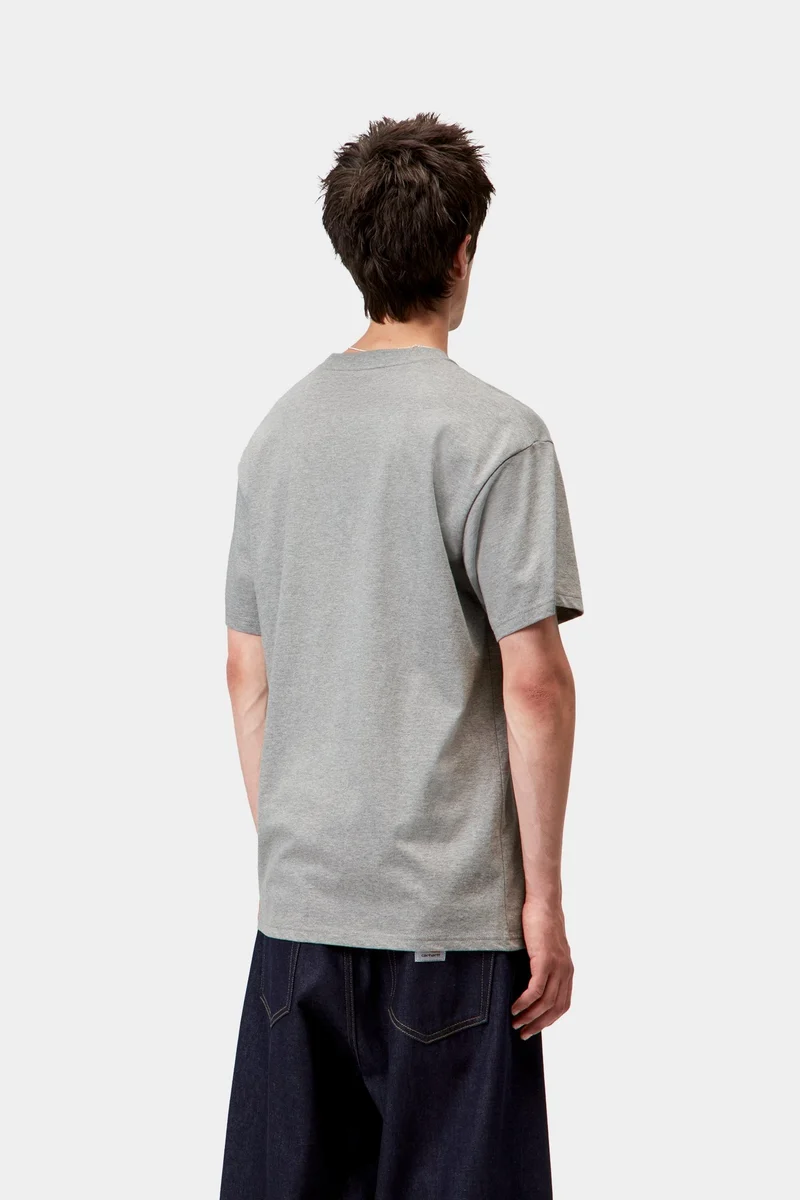Carhartt WIP Herren Fairplay T-Shirt | Grau meliert