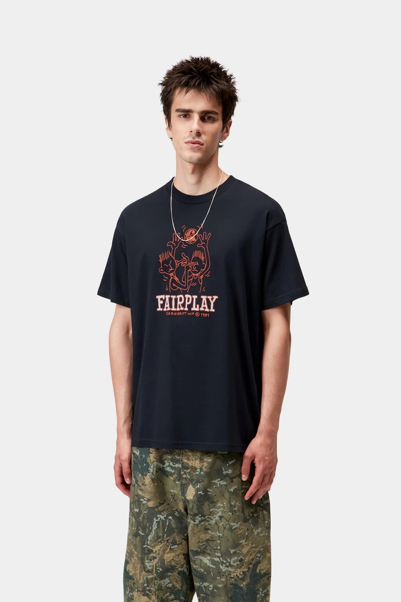 Carhartt WIP Herren Fairplay T-Shirt | Dunkelblau