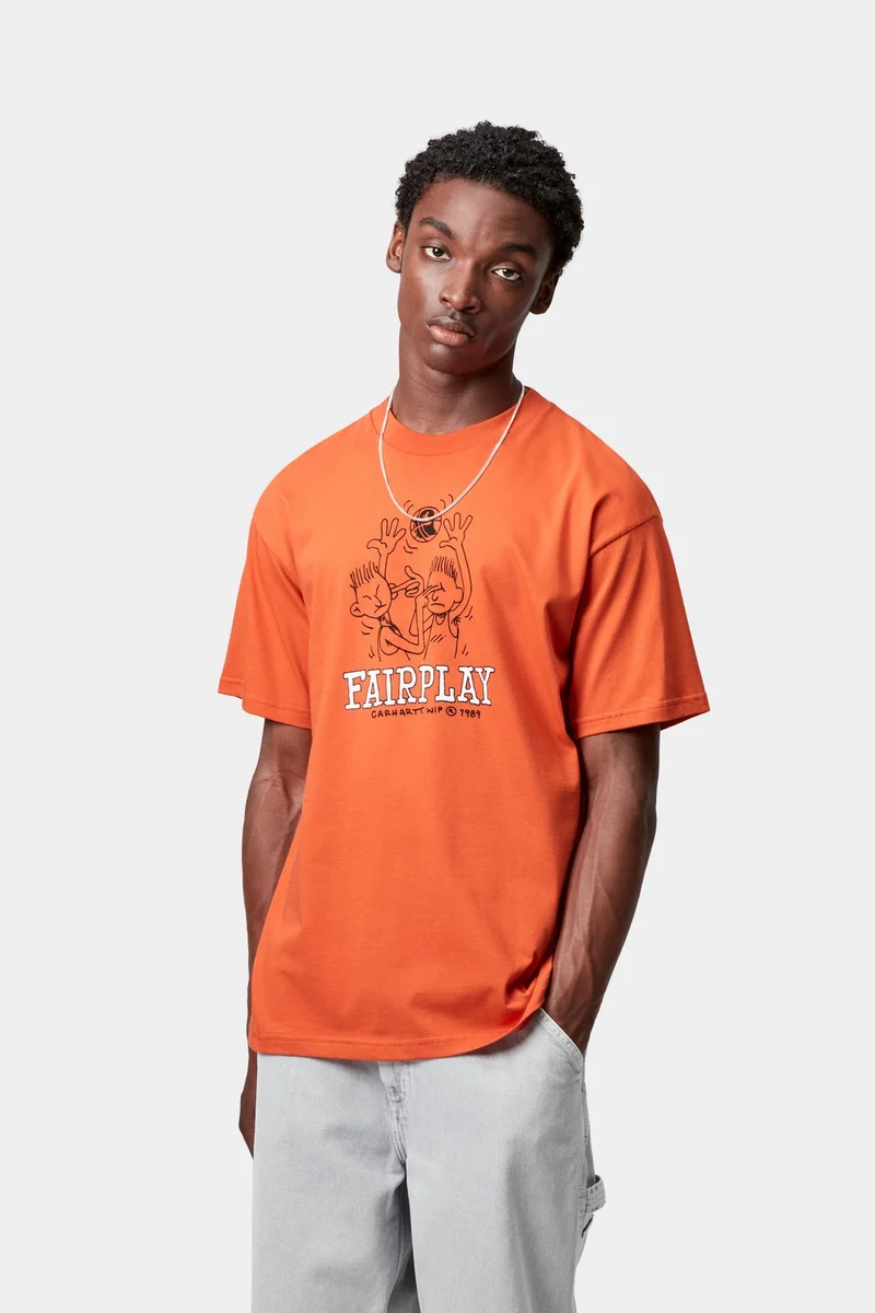 Carhartt WIP Herren Fairplay T-Shirt | Persimmon