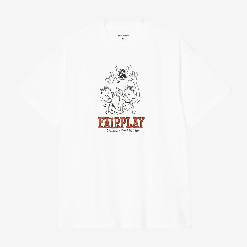 Carhartt WIP Herren Fairplay T-Shirt | Weiß