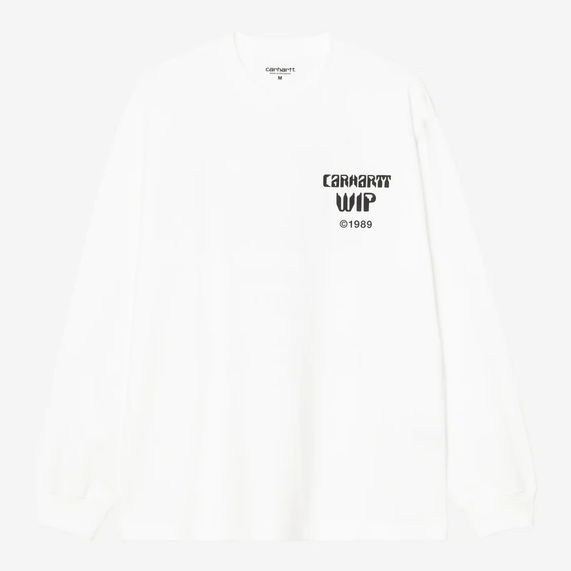 Carhartt WIP Herren Better Dreams Langarm-T-Shirt | Weiß