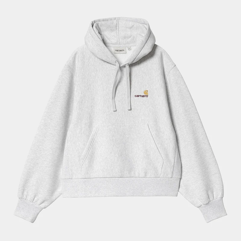 Carhartt WIP Frauen American Script Sweatshirt | Aschgrau meliert