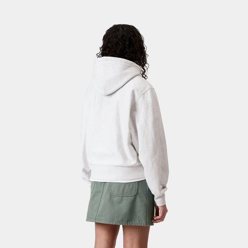 Carhartt WIP Frauen American Script Sweatshirt | Aschgrau meliert