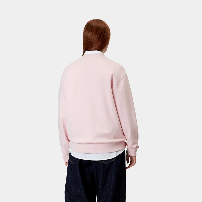 Carhartt WIP Frauen Carhartt Sweat Top | Air Pink / Wax