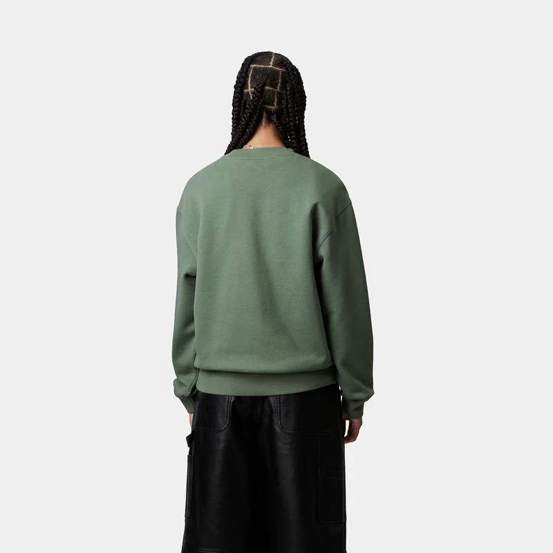 Carhartt WIP Frauen Carhartt Sweat Top | Park / Hortensia