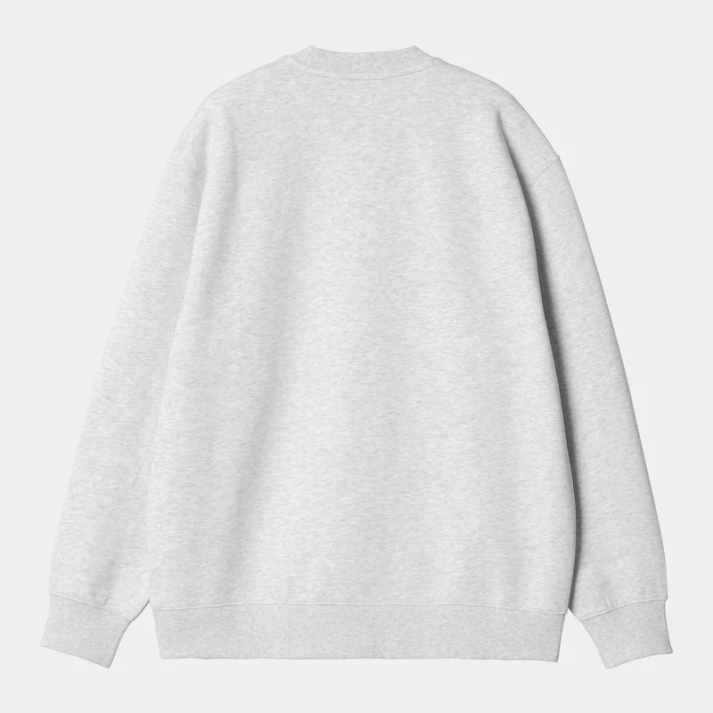 Carhartt WIP Frauen Carhartt Sweat Top | Ash Heather / Air Green