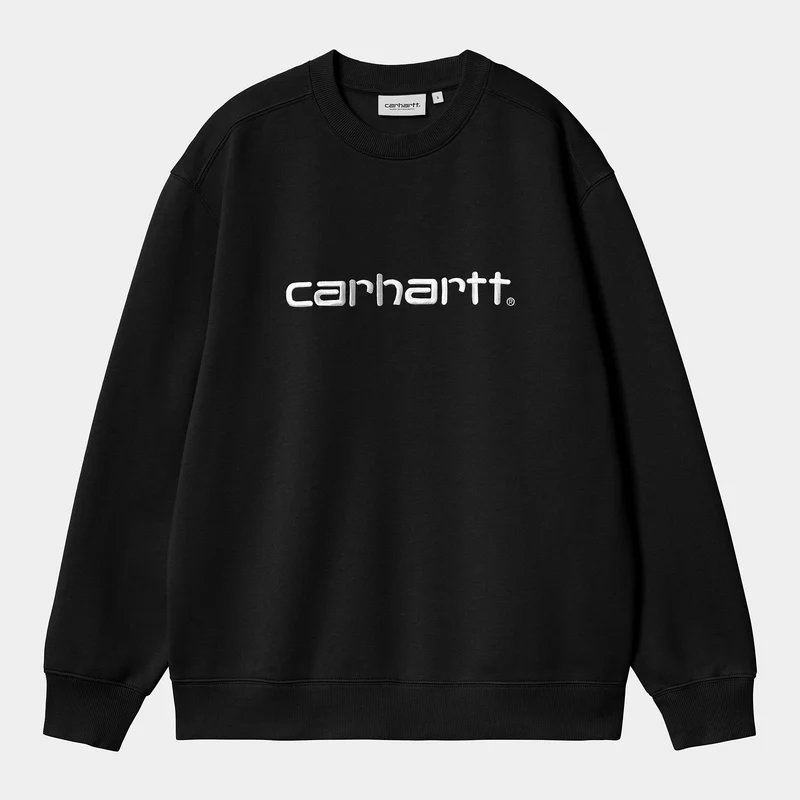 Carhartt WIP Frauen Carhartt Sweat Top | Schwarz / Weiß
