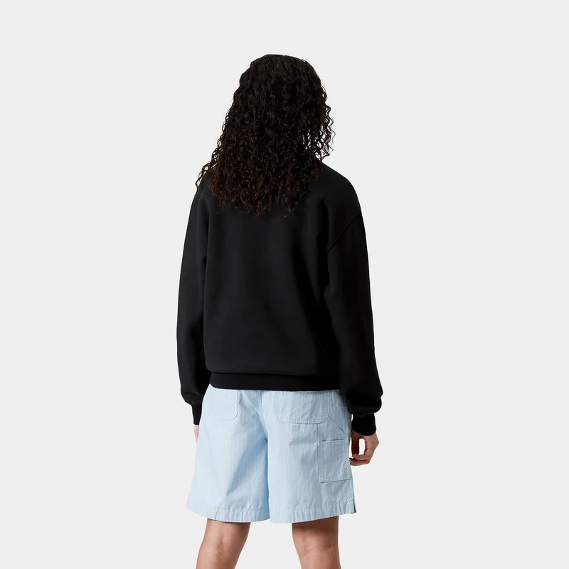 Carhartt WIP Frauen Carhartt Sweat Top | Schwarz / Weiß