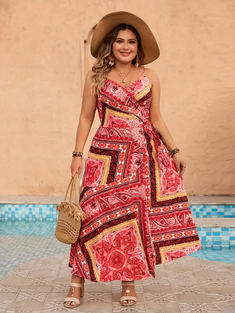 Hannah - Schlupfkleid Elegantes ärmelloses Kleid mit Wickelausschnitt