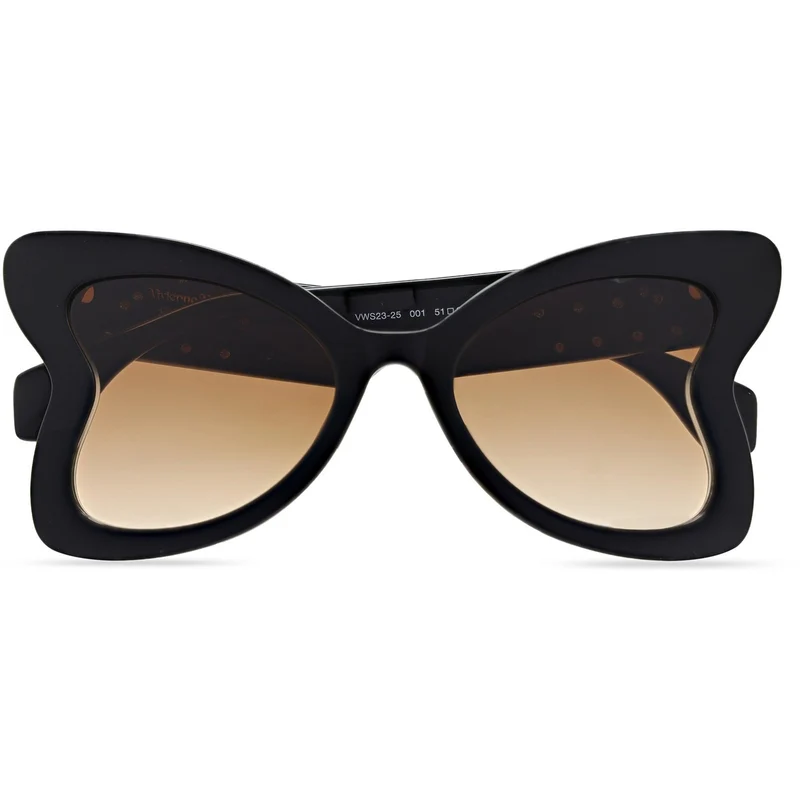 Vivienne Westwood Athalia Sonnenbrille | Schwarz glänzend